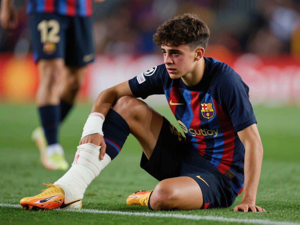 悲痛！西班牙中场加维疑似十字韧带撕裂，恐无缘本赛季剩余比赛